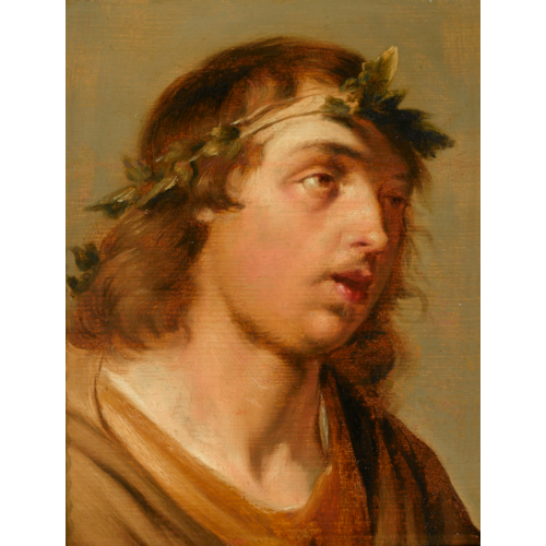 Portrait of a Young Man as Bacchus